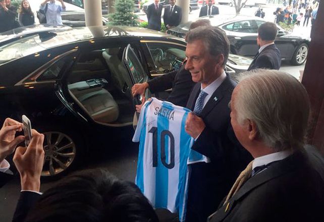 Mauricio Macri le agradeció a la Selección la clasificación