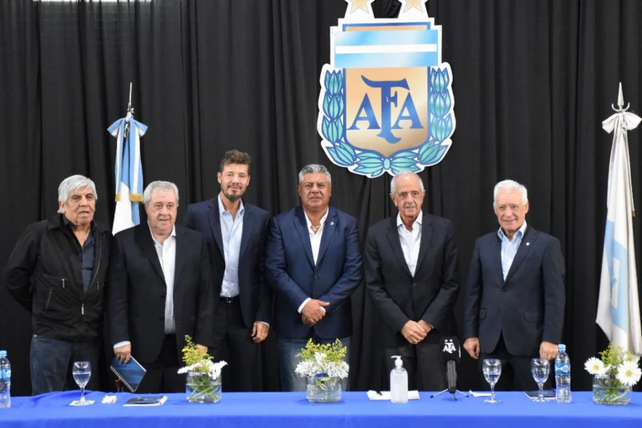 Reunión de los equipos de la Liga con Tinelli y Tapia