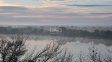 Niebla en la ciudad de Santa Fe
