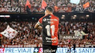 Maxi Rodríguez, capitán eterno.&nbsp;
