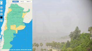 El SMN pronosticó un domingo nublado con temperaturas promedio de entre 18 y 26 grados . Los vientos soplarán del sector norte a más de 60 kilómetros la hora