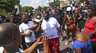 En Atlanta se realizaron varias protestas contra la policía de esa ciudad.