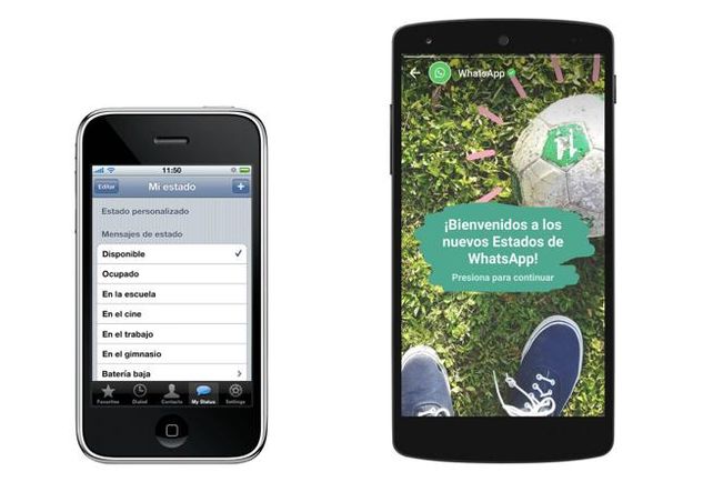 Whatsapp vuelve a cambiar y elimina los estados