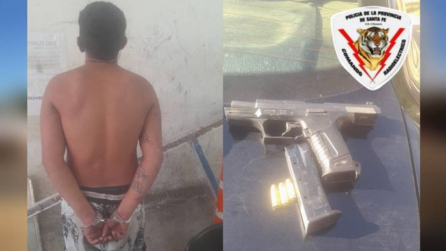 Rosario: luego de una persecución policial apresaron al hijo del narco El Pollo Vinardi luego de un enfrentamiento a tiros