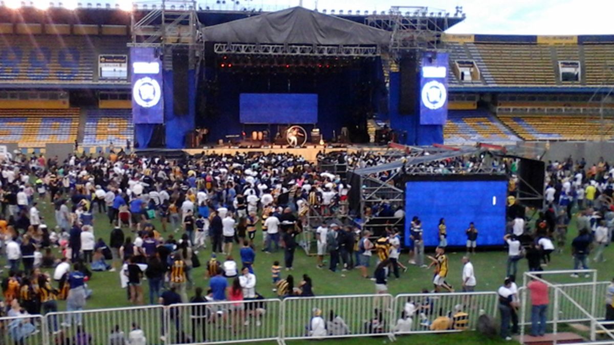 Todo listo en el Gigante de Arroyito para festejar a pura música el ...