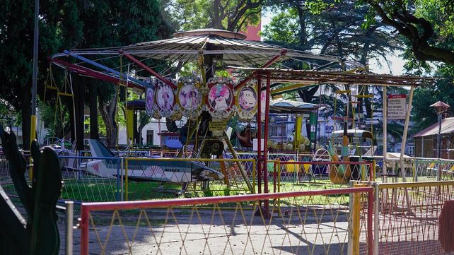 Los jueguitos mecánicos del parque Independencia frecuentemente son blanco de hechos de vandalismo y robos.&nbsp;