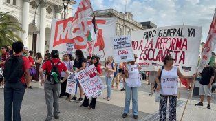 En Paraná hubo una marcha en contra de la Reforma Laboral propuesta por el Gobierno nacional.&nbsp;