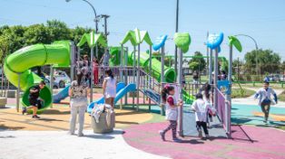 Junto a los vecinos, la plaza de barrio Hume estrenó obras de remodelación