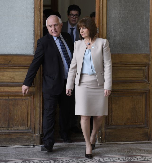 Bullrich y Lifschitz se mostraron más relajados luego de los fuertes cruces de los últimos días.