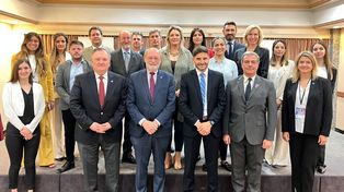 Pullaro se reunió con legisladores de California para retomar la agenda común