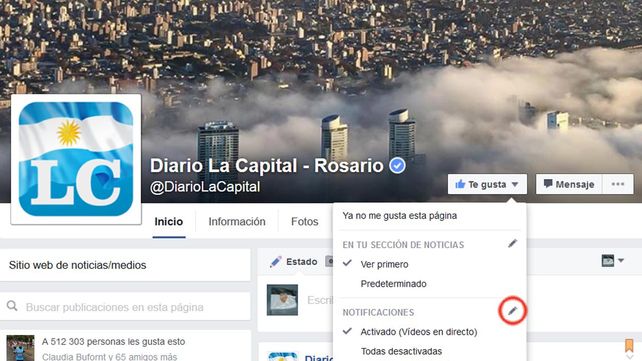 ¿Cómo podés seguir leyendo las noticias de La Capital en Facebook?