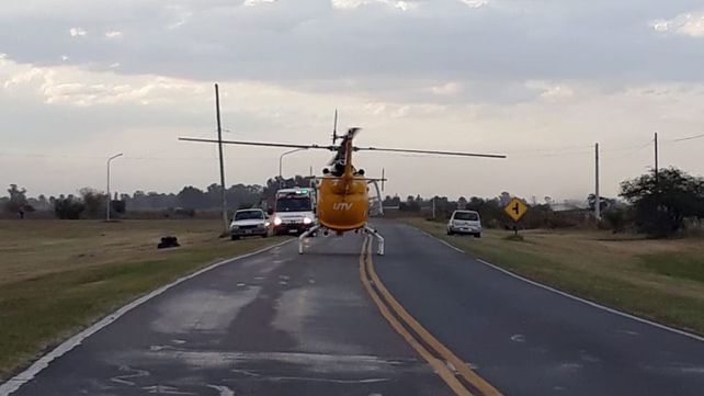 Se cayó de un cuatriciclo y fue trasladada al Heca en helicóptero