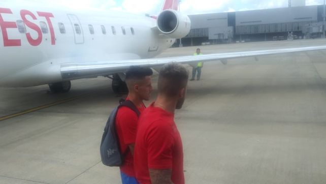 Unión llegó a Belo Horizonte para el gran partido del jueves