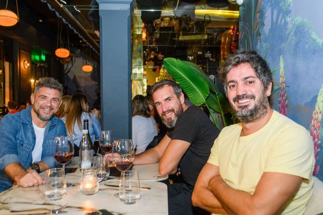 Sebastián Pellegrini, Juan Guadagnini y Martín Zárate