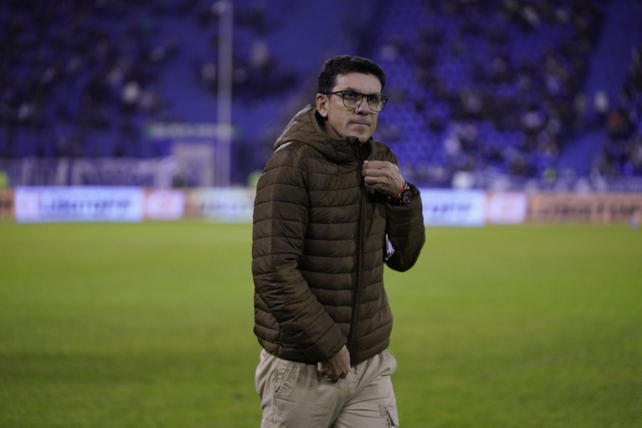 Larriera se refirió a los problemas de su equipo para poder llegar al gol. Foto; Celina Mutti Lovera - La Capital. Larriera se refirió a los problemas de su equipo para poder llegar al gol. Foto; Celina Mutti Lovera - La Capital.
