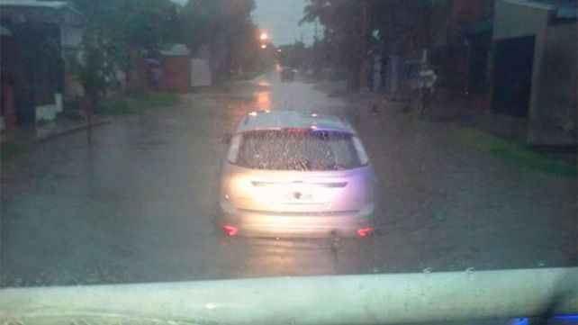 El temporal provocó anegamientos en Concepción del Uruguay