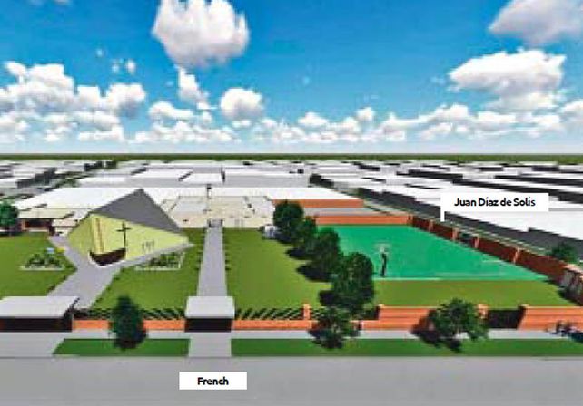 Proyecto. La intención es hacer el centro de deportes del lado este