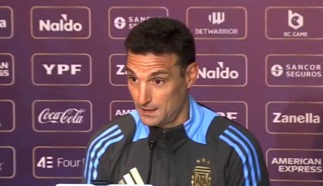 A 30 kilómetros de mi casa. Lionel Scaloni dijo que le gustaría que la selección argentina juegue en Rosario.