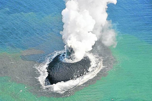 Una isla fenómeno que crece en tiempo récord