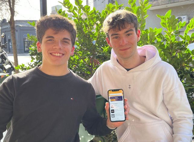 Juan Ignacio Cisneros y Franco Estévez, amigos y creadores de la app Merent.