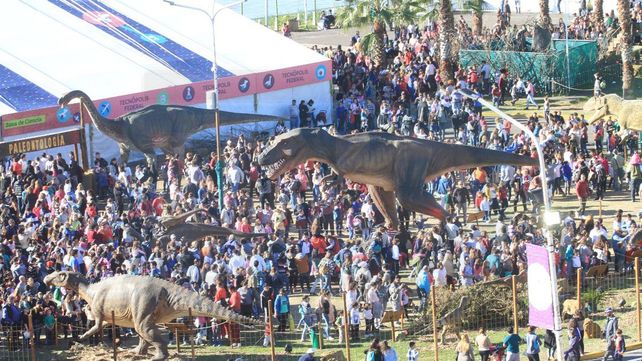 Éxito contundente. Ayer el predio estuvo permanentemente colmado de visitantes.&nbsp;