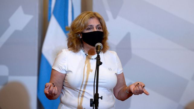 La ministra de Salud