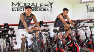Facundo Farías fue a ver el amistoso de Colón y reconoció que la semana que viene comenzará a correr.