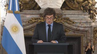 Javier Milei pidió el compromiso de el pueblo y la política para profundizar el ajuste fiscal. Repitió que lo peor ya pasó.