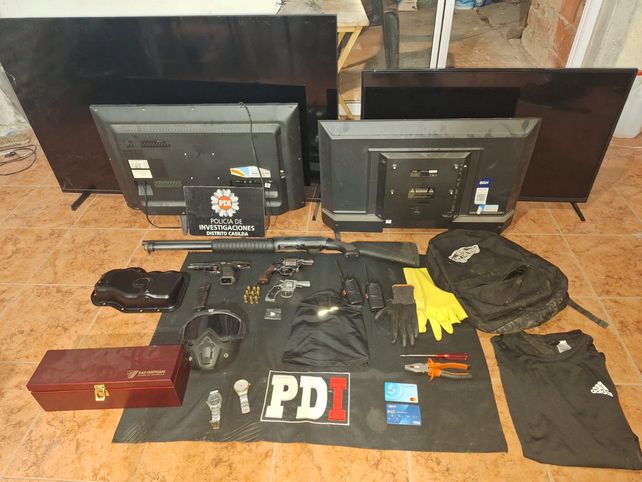 Ladrones rosarinos asaltaban casas del sur provincial: tres detenidos y botines recuperados.