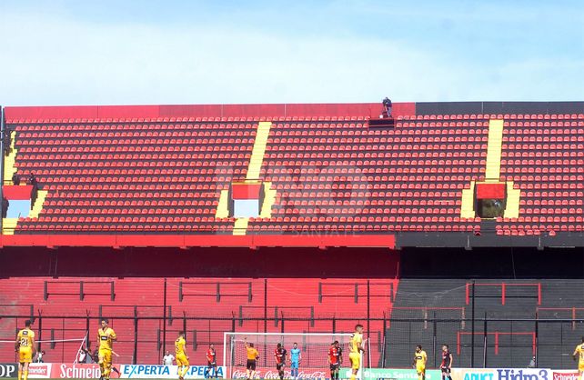 La bandeja de Colón no será estrenada por los hinchas de San Lorenzo