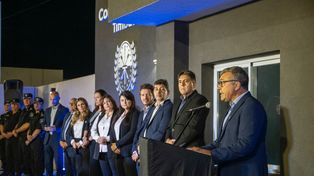 Fiorenza destacó el trabajo conjunto que realizó la comuna de Timbúes junto al gobierno provincial para llevar adelante la obra que se inauguró el viernes.