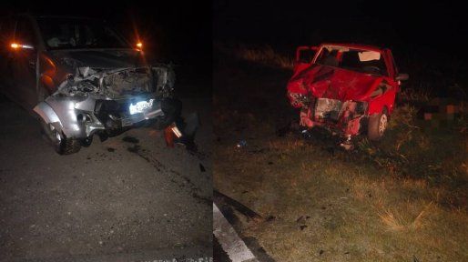 Ruta 18: chocaron dos vehículos de frente y un hombre debió ser hospitalizado