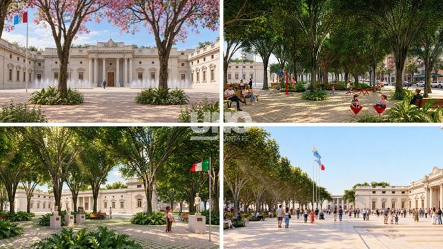 Plaza Italia. El proyecto arquitectónico Sombra y Agua fue ajustado con aportes de vecinos e instituciones.