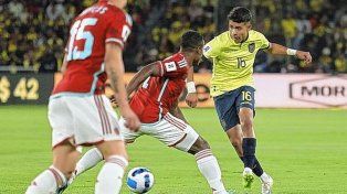 Ecuador y Colombia no se sacaron ventajas en el estadio de la Liga Deportiva Universitaria de Quito.