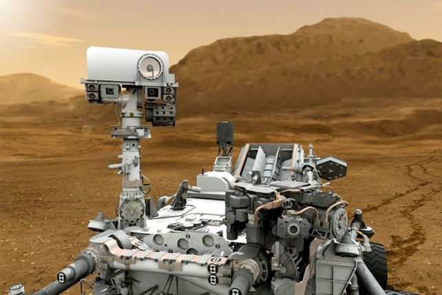 Curiosity se prepara para perforar la primera roca en Marte