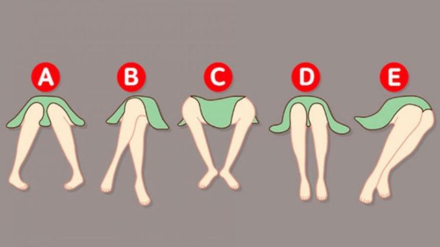 La forma de sentarse revela la personalidad