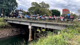 Vecinalistas, ambientalistas y dirigentes políticos se manifestaron para defender los corredores biológicos de la región de la contaminación industrial.&nbsp;