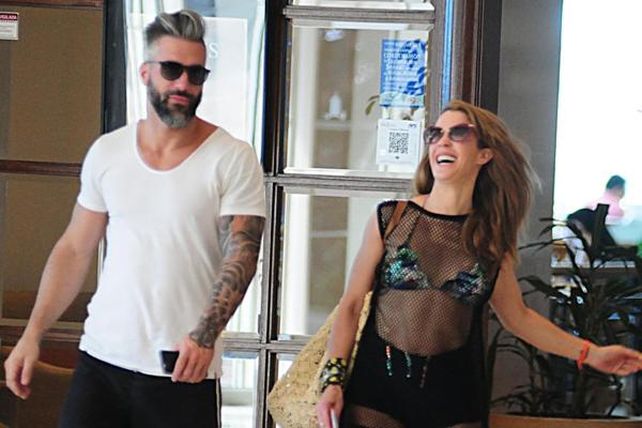 Miriam Lanzoni se paseó orgullosa con su nuevo novio en las playas de Punta del Este.&nbsp;