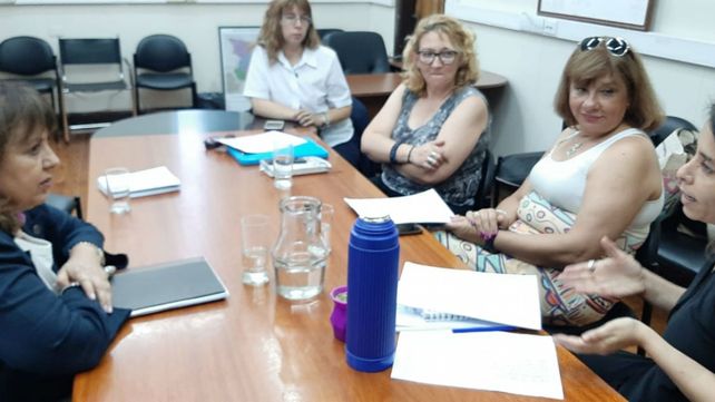 La reunión se llevó a cabo en dependencias del Ministerio de Seguridad.