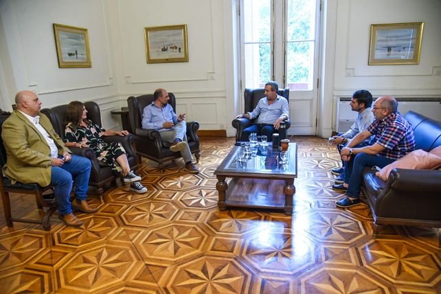 Pablo Javkin recibió a José Corral y mueve sus fichas para 2023.&nbsp;