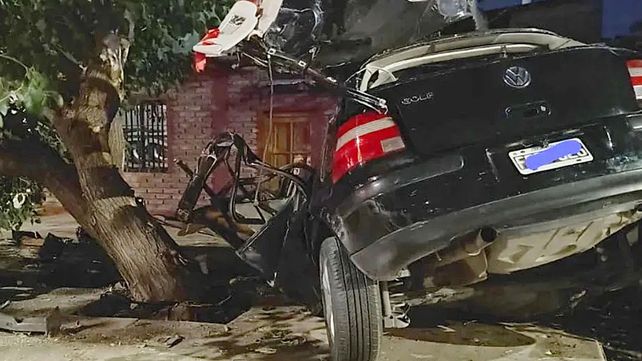 Dos hermanos y sus dos amigos murieron en un violento choque ocurrido en Godoy Cruz