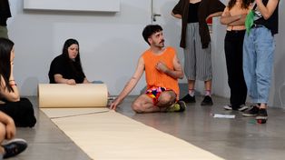 Noche de Museos Abiertos. “El poder de la impresión”, una intervención realizada por Joaquines, en La Capital.