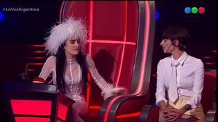 Lali Espósito fue la protagonista del primer triple Knockout de La voz Argentina.