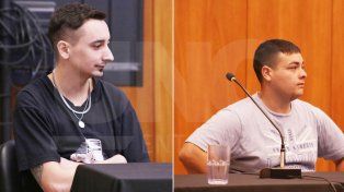 Ezequiel Morato (izq) y Nahuel Giménez fueron condenados a prisión perpetua en 2023.