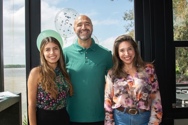 María Belén Miranda, Mauro Morelli y Carmen Abad