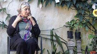 La artista plástica Raquel Minetti, coordinadora de la propuesta