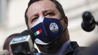 Salvini, líder de La Liga, dio su respaldo a Draghi, pero no sin dejar de exigir puestos de primer nivel en el futuro Ejecutivo.&nbsp;