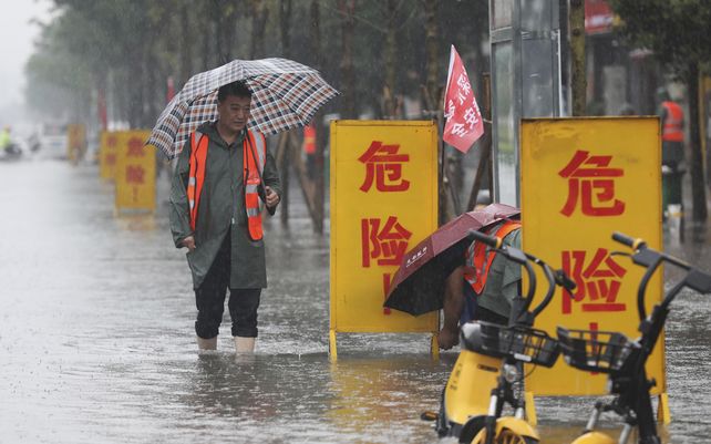Impactantes imágenes de las inundaciones en China