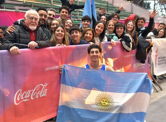 La primera medalla rosarina en los Juegos Suramericanos llegó del lado de la gimnasia artística