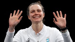 Isabel Di Tella ganó el oro en esgrima en los Juegos Suramericanos y reveló su cábala.